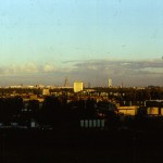 warszawskie city widziane z Jelonek - 1979